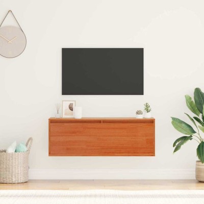 vidaXL Dulap de perete Maro ceruit 100 x 30 x 35 cm Lemn masiv de pin 869861 foto
