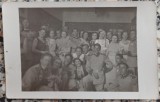 Scena de bal, sublocotenenti romani cu domnisoare// foto tip CP