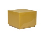 Cumpara ieftin Masuta cafea otel ocru Amoda 41x41x30h