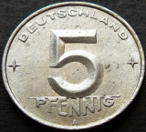 Cumpara ieftin Moneda 5 PFENNIG - RD GERMANA / GERMANIA DEMOCRATA, anul 1952 *cod 2695 B= lit.A, Europa