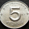 Moneda 5 PFENNIG - RD GERMANA / GERMANIA DEMOCRATA, anul 1952 *cod 2695 B= lit.A