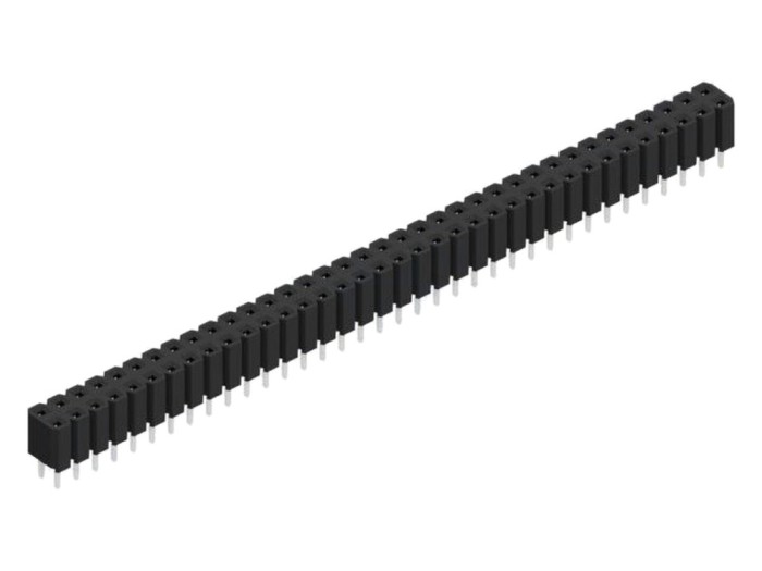 Conector mamă THT, 72 pini, 3A