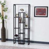 Suport plante Blaavandshuk 150x60x19cm metal negru [en.casa] HausGarden Leisure