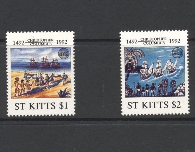St. Kitts 1992 - Descoperirea Americii, Columb, serie neuzata