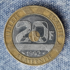 20 FRANCS 1992 MontSaintMichelle - franta