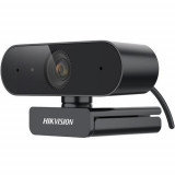 Camera web 2MP Hikvision DS-U02(3.6mm), rezolutie 1080P, 30/25 fps, iluminare minima 0.1 Lux @ (F1.2, AGC ON), microfon audio incorporat, lentila fixa