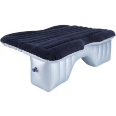 Saltea auto cu pompa Dittom, PVC, Albastra, 135 x 88 x 45 cm