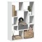 Gossi biblioteca, alb, 63x20x90 cm, lemn prelucrat