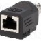 Adaptor RJ45 soclu, 4 pini, AMPHENOL - RJS-12D04FM-LS8001