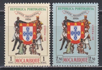 Mozambic 1956 - Vizita președintelui &amp;icirc;n Mozambic, MNH foto