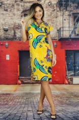 B693-100 Rochie de plaja model egiptean foto