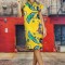 B693-100 Rochie de plaja model egiptean
