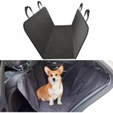 Covor protectie portbagaj pentru caini, impermeabil, panza oxford, 135x135 cm, negru