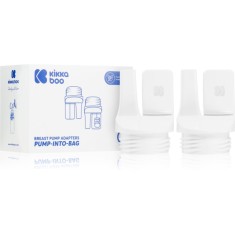 Kikkaboo Breast Pump Adapters Pump Into Bag adaptor 2 buc