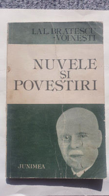 Nuvele si povestiri, L. Al. Bratescu Voinesti, ed Junimea, 242 pag, 1984 foto