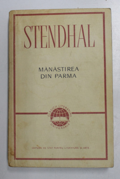 MANASTIREA DIN PARMA de STENDHAL , 1960