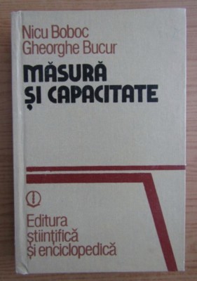 Nicu Boboc - Masura si capacitate foto