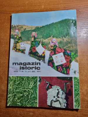 revista magazin istoric decembrie 1971 foto