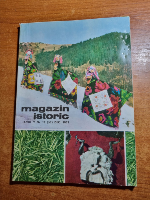 revista magazin istoric decembrie 1971