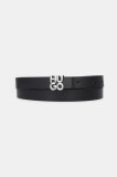 HUGO curea de piele culoarea negru, 50548473