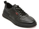 Pantofi OTTER negri, 63161, din piele naturala