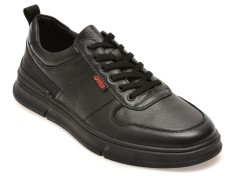 Pantofi OTTER negri, 63161, din piele naturala