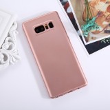 Husa Samsung Galaxy Note 8, Silicon Slim Antishock, Protectie Zgarieturi, Rose Gold