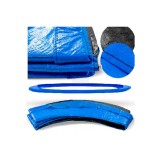 Protectie arcuri cu burete pentru trambulina, albastru, 183 cm