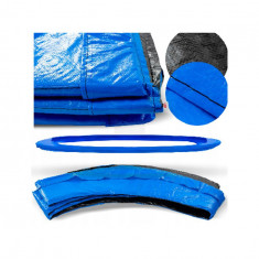 Protectie arcuri cu burete pentru trambulina, albastru, 183 cm