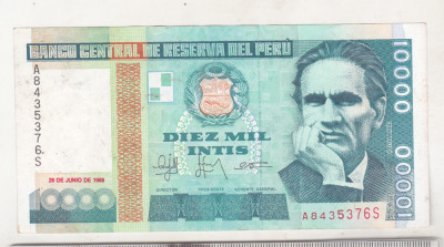 bnk bn Peru 10000 intis 1988 foto