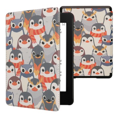 Husa Kwmobile pentru Amazon Kindle Paperwhite 11, Multicolor, Piele ecologica, KWM000017FL026C foto
