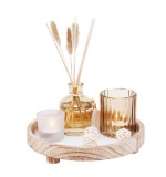Cumpara ieftin Set lumanare, suport lumanare, tava, parfum ambiental 100 ml
