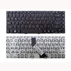 Tastatura laptop Acer Aspire M3-481 neagra US fara rama foto