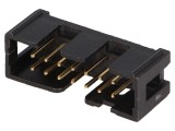 Soclu IDC tată 14 pini THT aurit 2,54mm