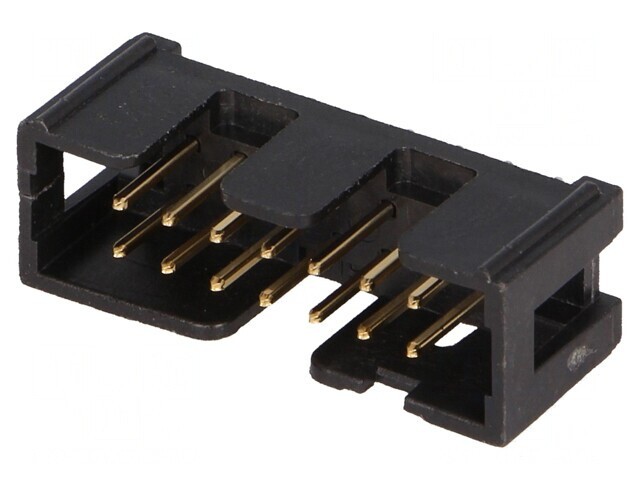 Soclu IDC tată 14 pini THT aurit 2,54mm