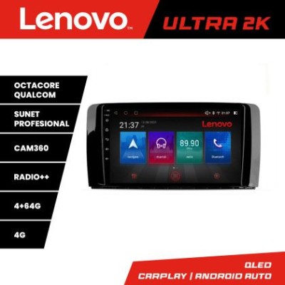 Navigatie Mercedes Clasa R Lenovo Kit-215 8 core QLED Qualcomm 4+64 360 Android Waze USB Navigatie Internet Youtube Radio CarStore Technology foto