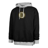 Boston Bruins hanorac de bărbați cu glugă 47 Patch Drop Shoulder Hood black - S
