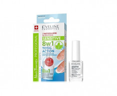 Tratament profesional pentru unghii 8 in 1, Eveline Cosmetics, Sensitive 12ml foto