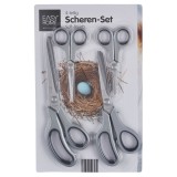Cumpara ieftin Set 4 foarfeci, otel inoxidabil - Easy Home