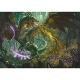 Puzzle 1000 piese - Dungeons Dragons - Dragonul Verde | Trefl