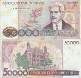 1985 , 50,000 cruzeiros ( P-204b ) - Brazilia - stare aXF