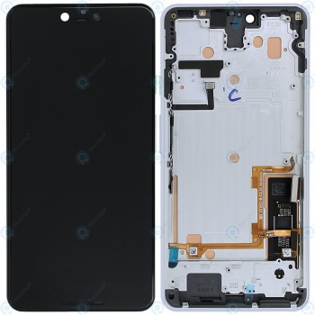 Google Pixel 3 XL (G013C) Unitate de afișare completă alb clar 20GC1WW0S03 foto