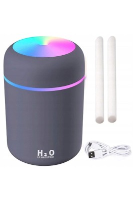 SMARTECH Umidificator de aer cu ultrasunete, difuzor aromaterapie 300ML, cu iluminat LED, pentru casa, birou si masina STH-4 foto