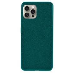 Husa Apple iPhone 11 Pro Sclipici Dark Green Silicon