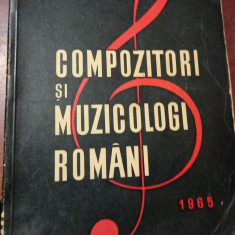 COMPOZITORI Si Muzicologi Romani. Mic Lexicon - Viorel Cosma