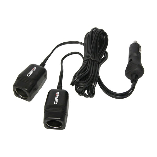Priza auto dubla Carpoint 12V 10A cu 2 iesiri separate cu cablu de 2 metri Priza auto dubla Carpoint 12V 10A cu 2 iesiri separate cu cablu de 2 metri