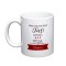 Cana alba personalizata &bdquo;Doar cei mai buni tati primesc titlul de bunic&rdquo;, INOVATIX&reg;. 330ml