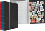 Leuchtturm clasoar pentru timbre - 8 file/16 pagini negre