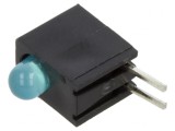 LED Albastru 3mm Difuz 20mA