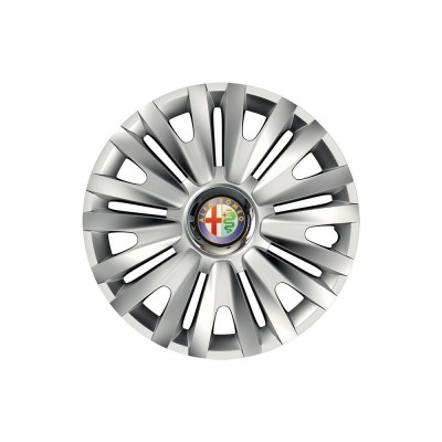 Set 4 capace roti Cu Inel Cromat Royal R16 Compatibil Cu Alfa Romeo foto